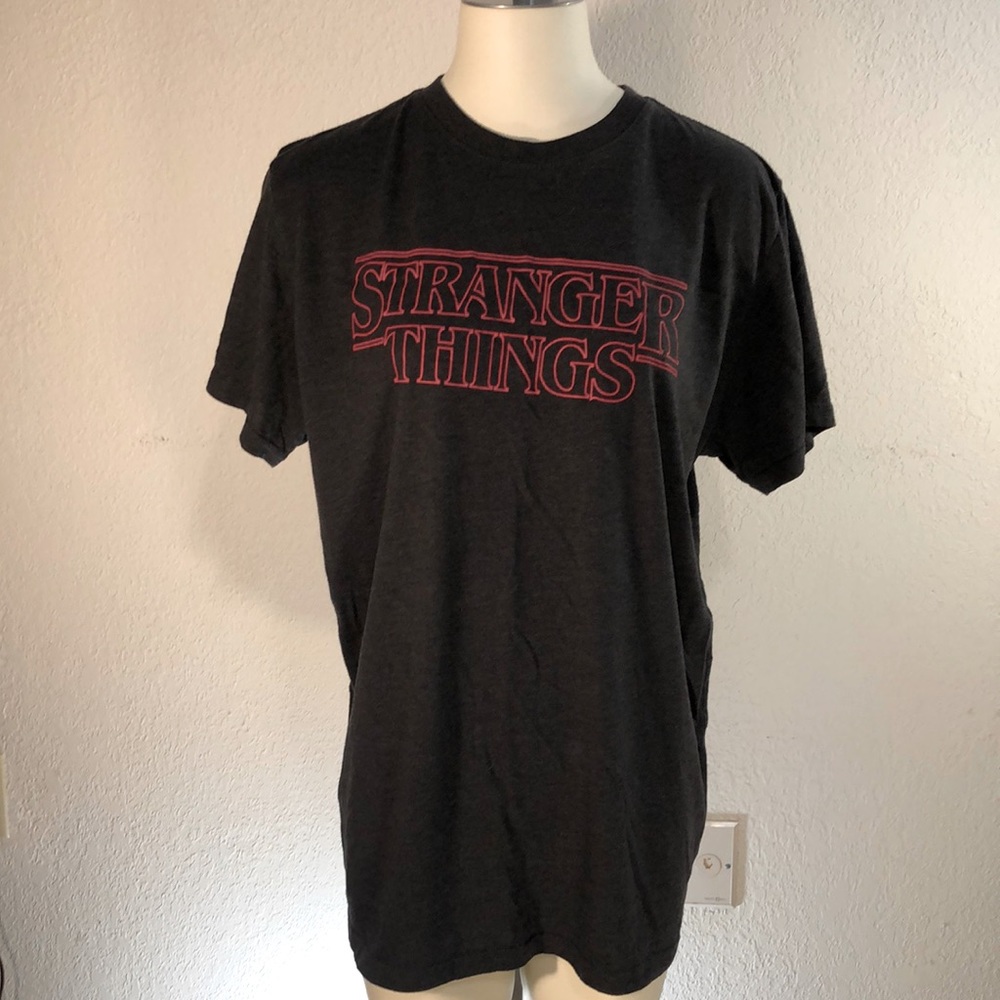 Stranger Things, black tee shirt